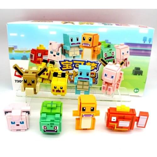 Genuine Game Pokemon Quest Starry Dream Series Pikachu Eevee Komala Bulbasaur Charmander Anime Figures Base Model Dolls Toy