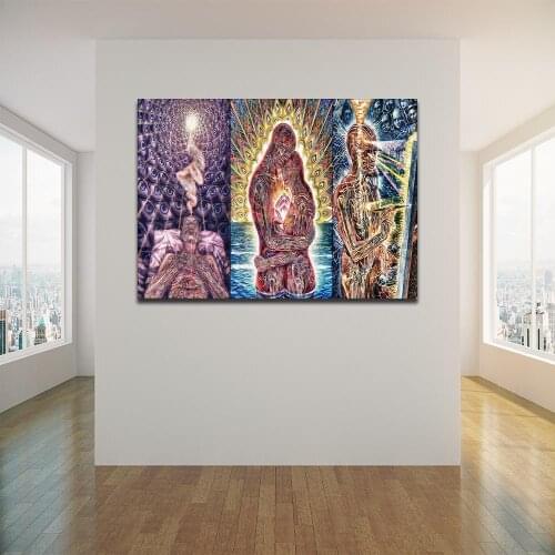 Canvas Poster Abstract Meditation Wall Art Painting Posters and Prints Nordic Wall Pictures for Home Decor No Framed