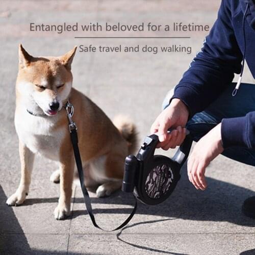 Durable Pet Leash For Medium Large Dogs Nylon Retractable Big Dog Walking Leash Leads Automatic Extending Dog Leash Rope