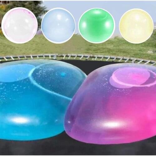 Bubble Ball Inflatable Fun Ball Toy Bouncy ball for Children' Amazing Super Wubble Bubble Ball for Kids Outdoor Party