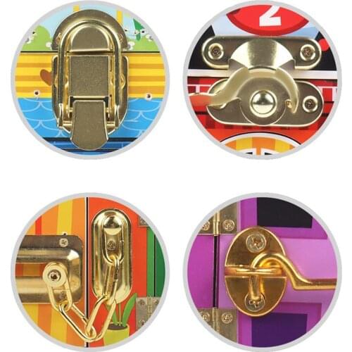 Toddler Busy Board Education Unlock Toy Travel Toy Gifts Age 3