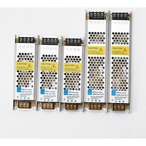 LED power supply 24 V 2.5A 60W 4.2a 100W 6.25a 150W 8.3a 200 W 12.5 a 300 W 16.7 a 400 W ultra thin silent power supply SUSWE