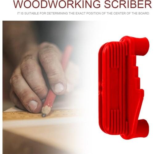 Contains Magnet Centering Scriber Woodworking Tool Precise Centerline Gauge Durable Magnetic Multifunctional Drilling Positioner