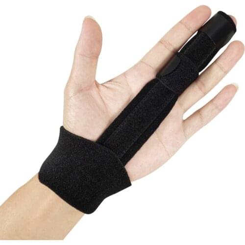 Protective Sleeve Injuries Broken Fingers Hand Fixing Strap Adjustable Belt Sports Safety Support Equipments