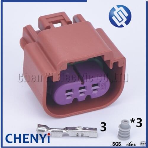 1 set 3 pin Delphi car waterproof auto connector 1.5 female 13511132 auto wiring harness connector cable plug For BUICK
