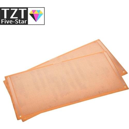 1Pcs 13x25 cm 13*25cm Single Side Prototype 2.54mm PCB Breadboard Universal Experimental Bakelite Copper Plate Circuirt Board