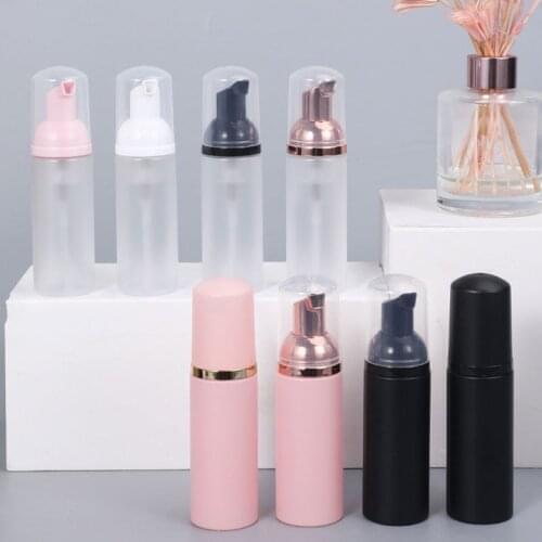 1PC,50ML Liquid Soap Mousses Foam Refillable Bottles Empty Matte Foaming Bottle Plastic Shampoo