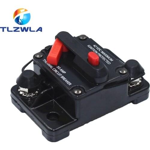 10pcs 30A 40A 50A 60A 70A 80A 100A 120A 150A 200A 250A 300A AMP Circuit Breaker Fuse Reset 12-48V DC Car Boat Auto Waterproof