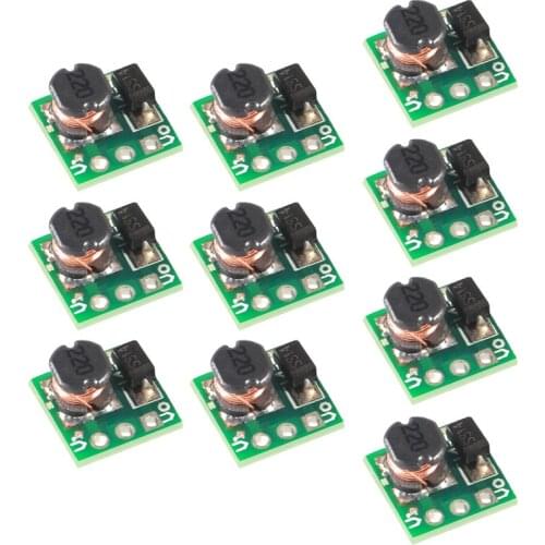 10pcs/lot 0.9-5V To 5V DC-DC Step-Up Power Module Voltage Boost Converter Board 1.5V 1.8V 2.5V 3V 3.3V 3.7V 4.2V To 5V Modules