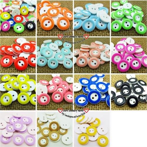 100PCS Ring Button 12.7MM Coat Boots Sewing Clothes Accessory Kid Joy Decoration Shirt Bow Buttons R-133X