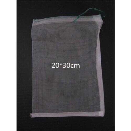 100pcs/lot-20*30cm 40 Mesh Nylon bag,Fish Fruit wristband bag,Insect birds pest filter bag,Rice seed soaking,Seed Gift bag
