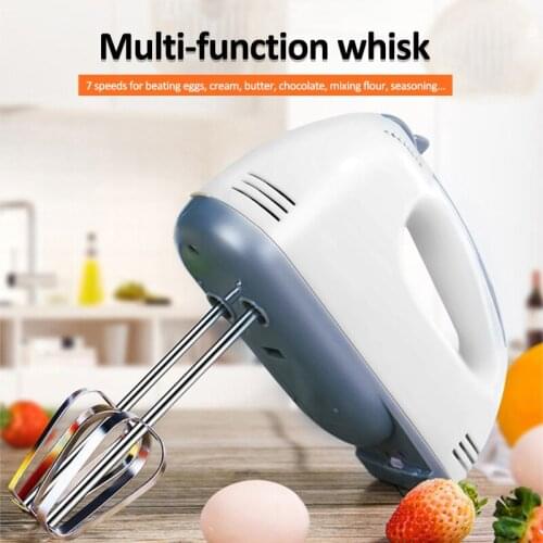 120W 220V Cream Whipping Machine 7 Speed Electric Food Mixer Table Stand Cake Dough Mixer Handheld Egg Beater Baking Cookware