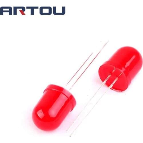 20PCS 10mm LED Lamp Ultra Bright Red LED Diode Red Light