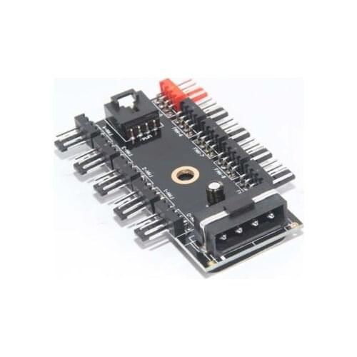 4pin power Fan Cooling System CPU PWM Fan Splitter Hub Power Fan Connector 4-pin