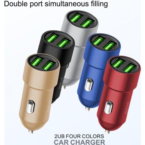 5V/3.4A Dual USB Car Phone Charger Power Charger Cigarette-Lighter Adapter Socket Splitter Power Adapter For Phone