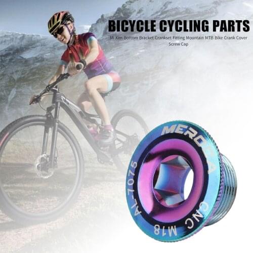 Aluminum Alloy Bicycle Bottom Bracket Bicycle Crank Cover Screws MTB M18/M19/M20 Bolts For SHIMANO Fixing Bolt Crank Bolt