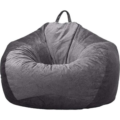 Bedroom Office Home Large Soft Without Filling Dustproof Furniture Parts Bean Bag Chair Cover Adult Kids Living Room Washable