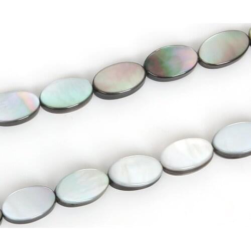 39cm/lot Natural Black Abalone Shell Beads Loose Beads For Jewelry Making Findings DIY Necklace Bracelet