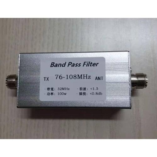 FM band 76-108MHz band pass filter (BPF) BPF-76-108