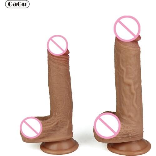 Perfect Inch Huge Realistic Dildo Silicone Gag Penis With Suction Cup Dildo Anal For Female Masturbation Lesbain Strapon Sex Toy