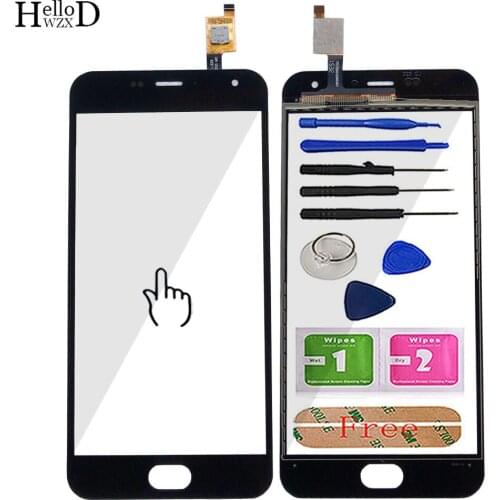 Mobile Touch Screen For Meilan 2 M578i Touch Screen Panel Digitizer Front Glass Sensor M2 Mini TouchScreen Tools 3M Glue Wipes