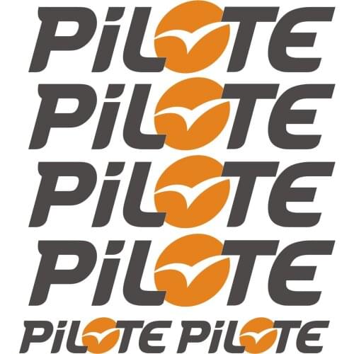 For PiLOTE aufkleber sticker wohnmobil camper wohnwagen caravan 6 Sticker Pieces Car Styling