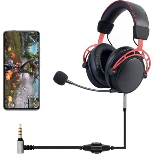 Y5JF for hyperx Cloud Mix Cloud Alpha- Gaming Headsets Headphone Cable Audio- Cord Line 3.5mm