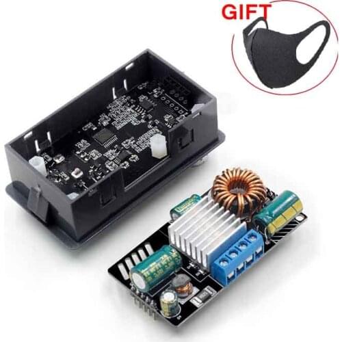 CNC DC DC Buck Converter CC CV 0.5-30V 4A Power Module Automatic Boost Adjustable Regulated Power Supply Solar Battery Charging