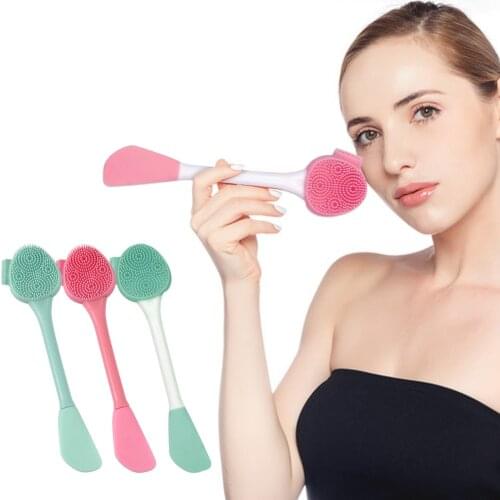 Silicone Face Cleansing Brush Massage Waterproof Facial Cleansing Tool Soft Deep Face Pore Cleanser Brush Skin Care Massager