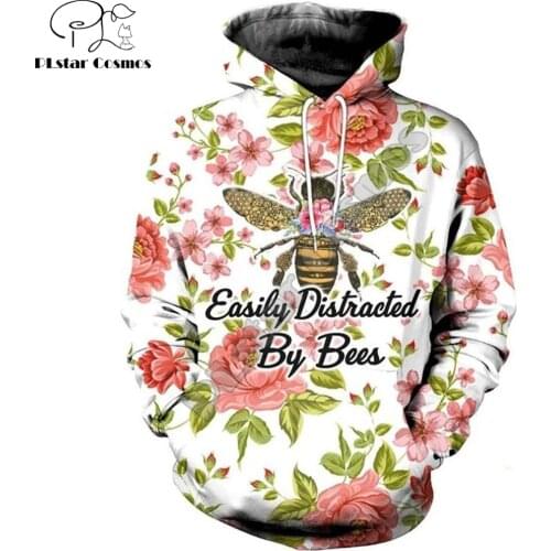 Bee Keeper 3D All Over Printed hoodies for Men and Women Harajuku Fashion Hooded Sweatshirt Street costume sudadera hombre