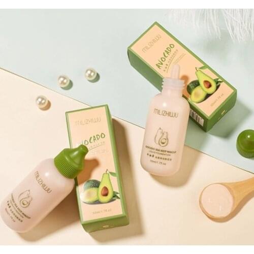 Avocado Liquid Foundation Moisturizing Concealer Lasting Oil Control Makeup Primer BB Cream 50ML Brighten Skin Face Cream TSLM2