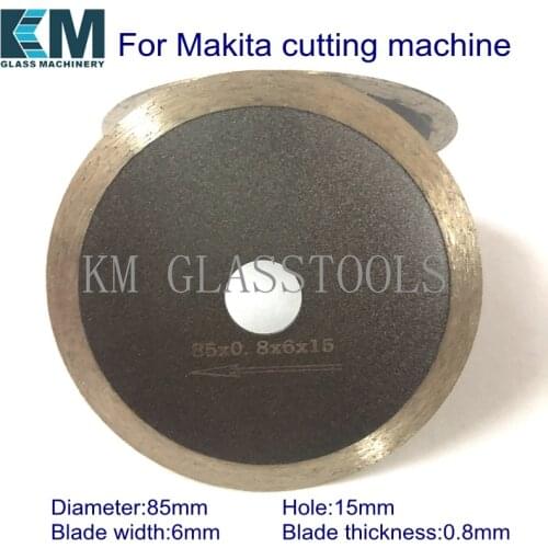 10 PCS Free shipping! D80*Hole20(16)mm/D100*Hole20(16)mm or D85*Hole15mm(Makita cutting machine), Glass diamond cutting blades