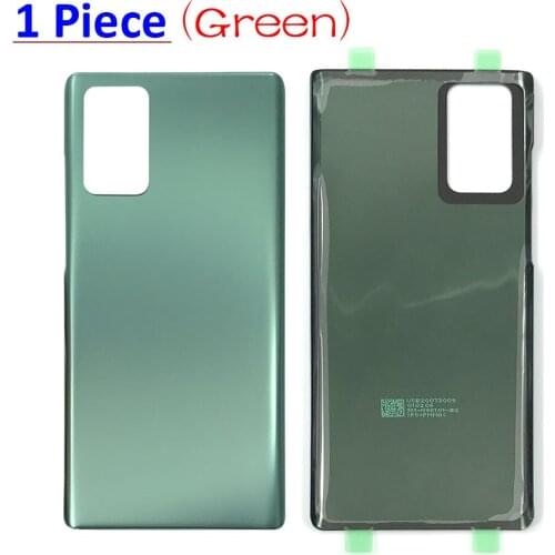 10Pcs/Lot, Battery Back Cover Rear Door For Samsung Galaxy Note 20 Note20 Replacement Housing STICKER Adhesive