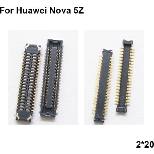 2pcs Dock Connector Micro USB Charging Port FPC connector For Huawei Nova 5Z logic on motherboard mainboard For Huawei Nova5 Z