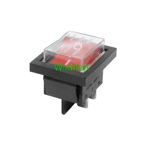 2pcs AC 250V 15/30A Double Pole Single Throw Boat Rocker Switch w Light