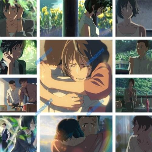 5d Diamond Painting Anime Garden of Words Cross Stitch Kits Diamond Mosaic Embroidery Diy Home Decor Handmade Rhinestones Art