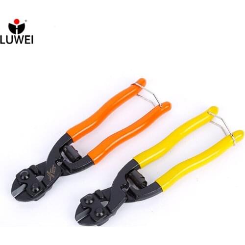 8" Mini Bolt Cutter CR-V Wire Cutting Pliers Multi-function Cable Cutters Chrome Vanadium Steel Durable Clippers Wire Stripper