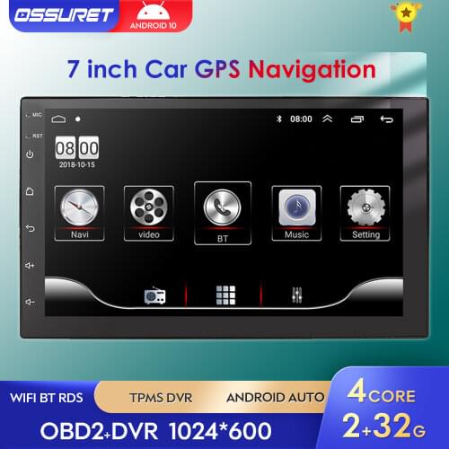 Android 10 2 Din Car radio Multimedia Video Player Universal auto Stereo GPS MAP For Nissan Hyundai Kia toyota Renault DAB+ DVR