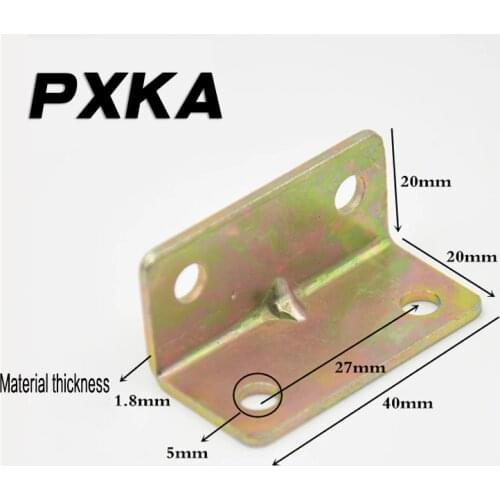 Free shipping widened and thickened corner brackets Plated zinc plated corners code Table top layer connector fixing piece