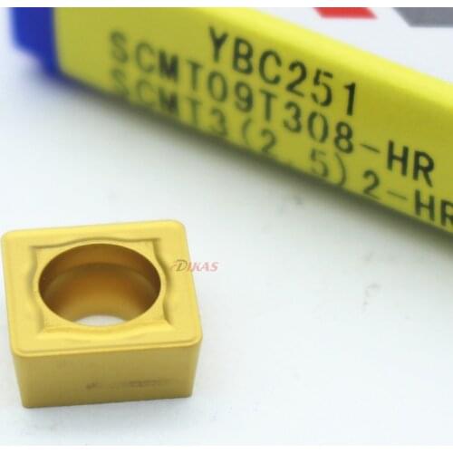 Free shipping SCMT09T308 HR YBC251 Internal Turning Tools Carbide inserts Cutting Tool CNC Tools Lathe tools Lathe cutter