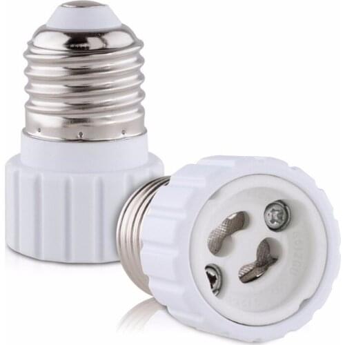 Fast shipping 100pcs New E27 to GU10 Converter LED Light Lamp Bulb Adapter Adaptor Screw Socket
