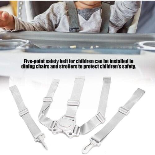 Baby Universal 5 Point Harness High Chair Safe Belt Pram Children Kid Belts Pushchair For Stroller Buggy Y2n6