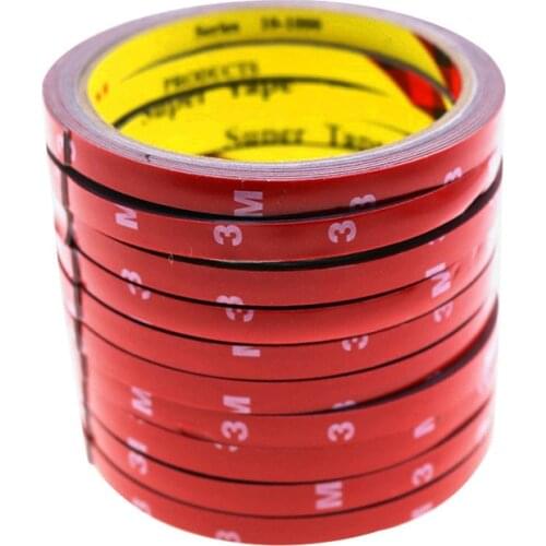 Foam Cotton Double-Sided Tape Non-Marking Double-Sided Tape 3m*6mm Car modification Household Tape Office 10/5/4/3/2/1 Pcs