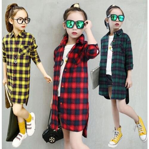 HUANG-TAI-ZI School Blouses For Girls