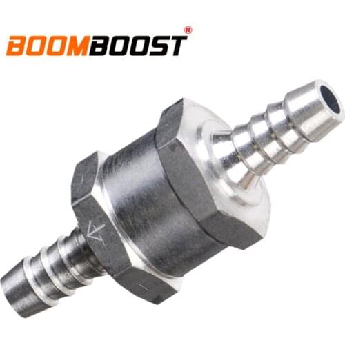 1 PC 8mm 5/16" Fit Carburettor Check Valve For Petrol Diesel Marine Arrow Aluminum Alloy Fuel Non-Return One Way
