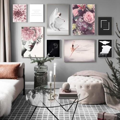 MOGOTA Wall Black And White Paintings