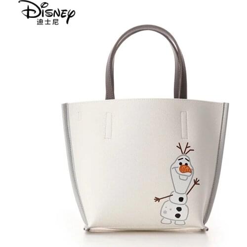 Disney Frozen Olaf Luxury Women Shoulder Bag Handbag Messenger Bag Lady Shopping Bag Women Leather Handbag Ladies Clutch girl