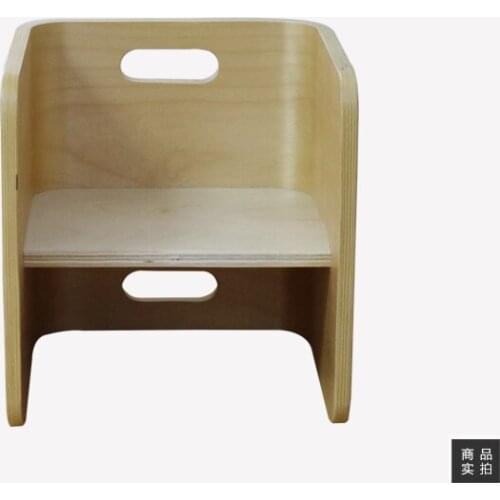 Childrens Chair Solid Wood Back Chair Baby Small Bench Dining Chair Kindergarten Cartoon Lovely Early Education Class