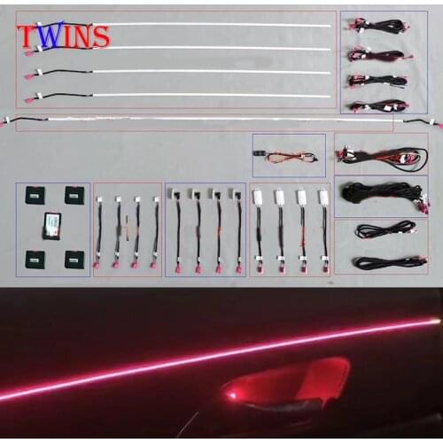 For all car use Universal car ambient light for vw golf 7 ford focus camry hyundai rhd lhd Inter door Ambient light foot lamp
