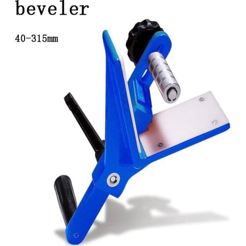 PVC pipe plastic pipe beveler PE pipe chamfering device SME2 bevelers beveling the ends of plastic pipes up to 315mm